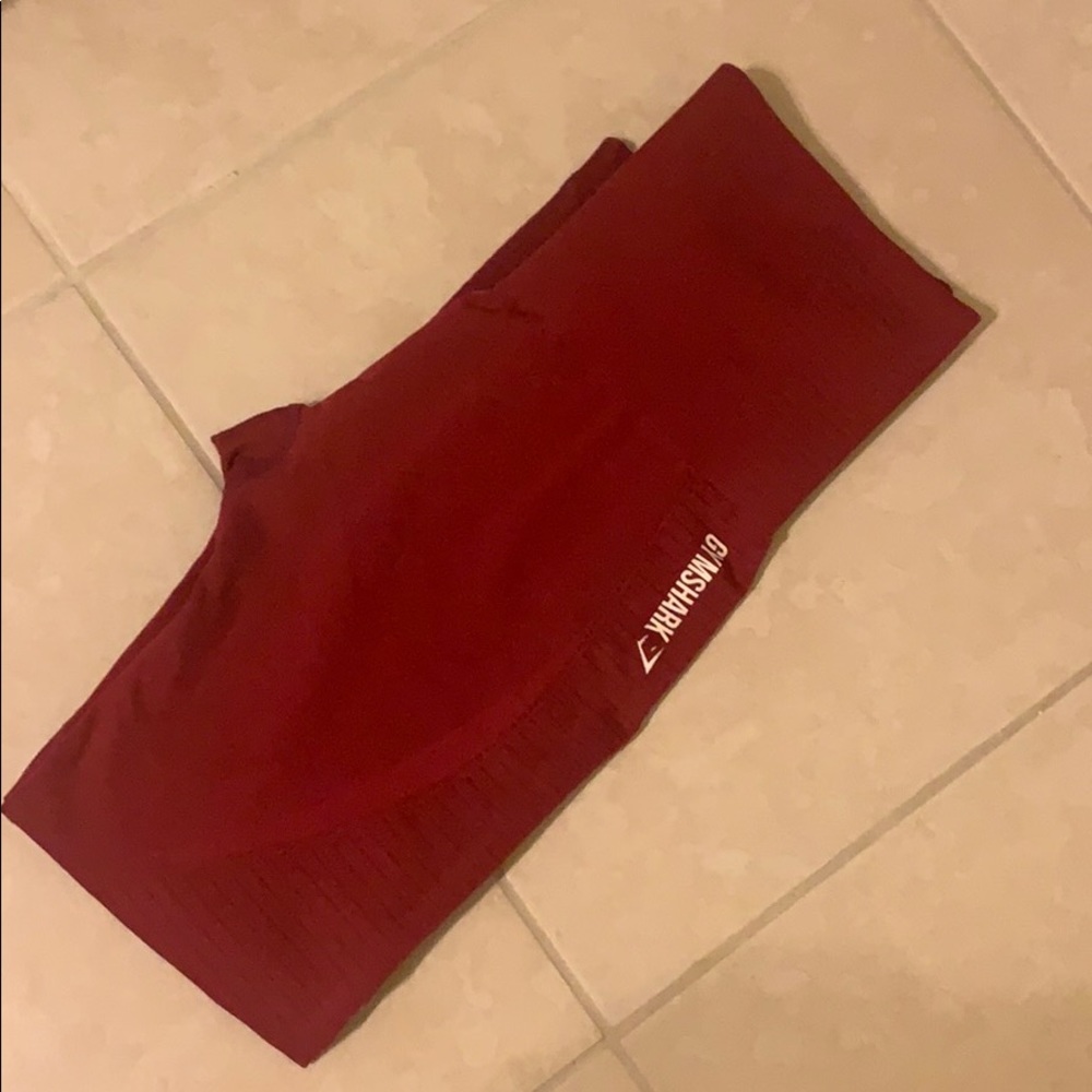 Gymshark Leggings - burgundy/red